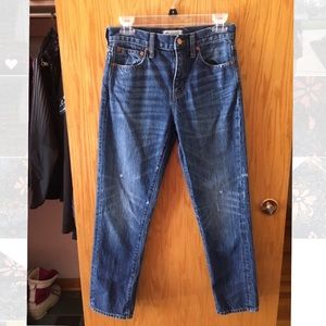 Madewell Straight Leg Cropped Jeans